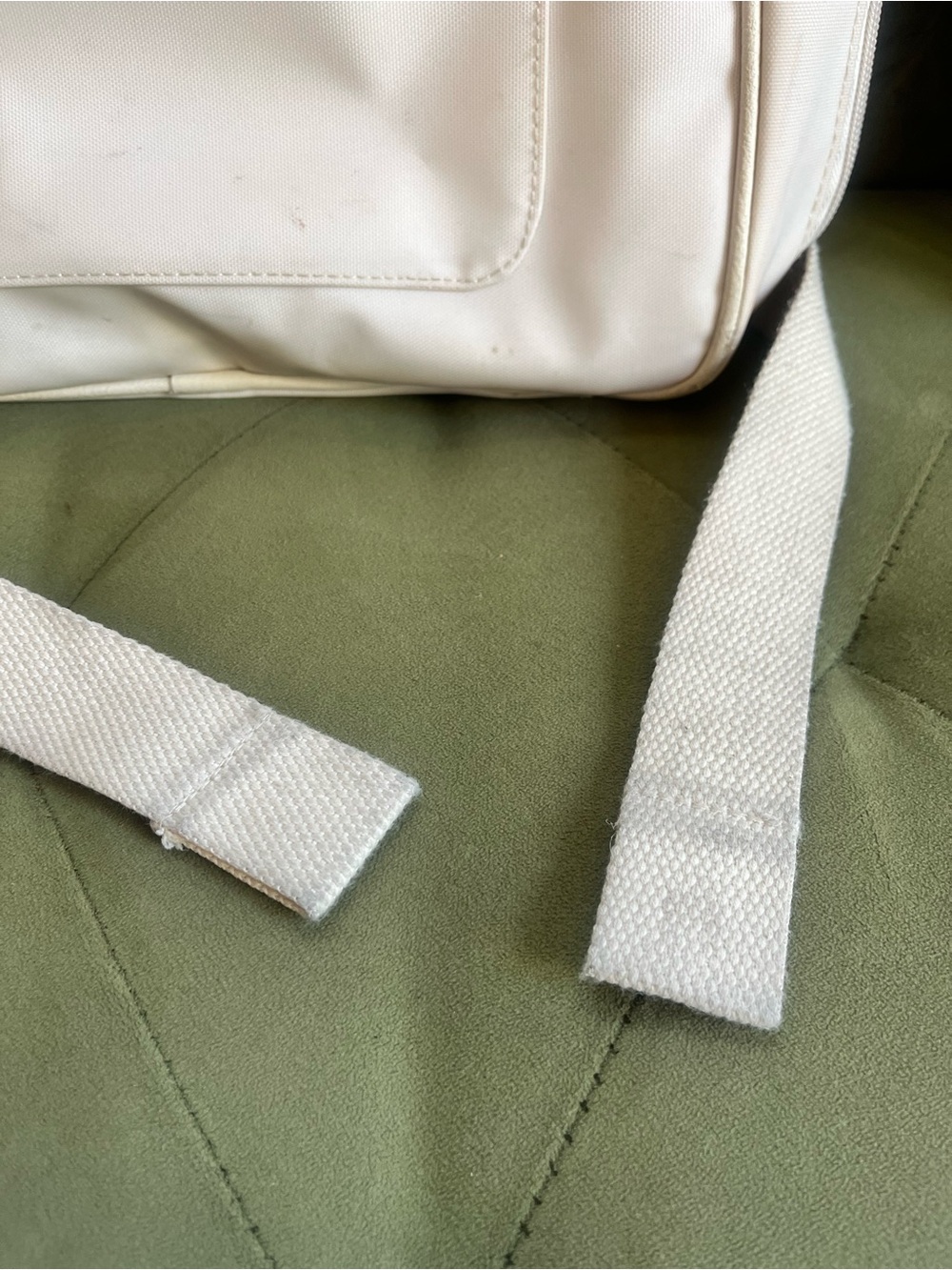 BEIS The Expandable Backpack in Beige - Picture 6 of 11